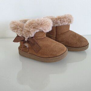 🧸 Baby/Toddler Cozy Brown Faux Fur Boots 🧸